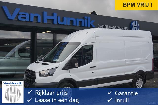 Ford TRANSIT 350L 130PK L3H3 BPM VRIJ!! Navi, 360° Camera, Adap. Cruise, 270° Deur!! NR. A10*