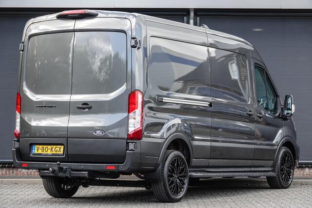 Ford TRANSIT L3H2 2.0Tdci 165Pk Aut. | Raptor Edition | 2xSchuifdeur | 360° Camera | Treeplanken | 19''