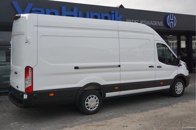 Ford TRANSIT 350L 165PK RWD-10 AUT L4H3 BPM VRIJ!! Navi, Cam, Adap. Cruise, 270° Deur, 3.5T Trekgewicht!! NR. DJ01*