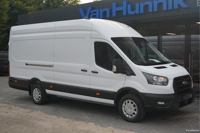Ford TRANSIT 350L 165PK RWD-10 AUT L4H3 BPM VRIJ!! Navi, Cam, Adap. Cruise, 270° Deur, 3.5T Trekgewicht!! NR. DJ02*