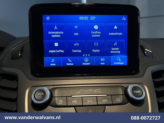 Ford TRANSIT CONNECT 1.5 EcoBlue 101pk L2H1 Euro6 Airco | 3-Zits | Camera | Navigatie | Apple Carplay | Android Auto Verwarmde voorruit, Parkeersensoren, Bijrijdersbank