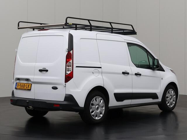 Ford TRANSIT CONNECT 1.5TDCI 3-Persoons | Imperiaal | Trekhaak | Airco | Cruise | Betimmering