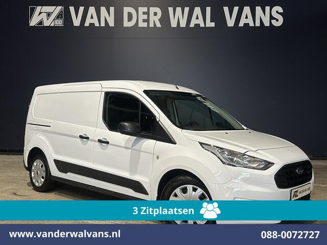 Ford TRANSIT CONNECT 1.5 EcoBlue 101pk L2H1 Euro6 Airco | 3-Zits | Camera | Navigatie | Verwarmde voorruit Parkeersensoren, Bijrijdersbank