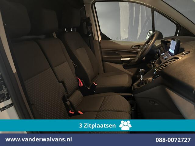 Ford TRANSIT CONNECT 1.5 EcoBlue 101pk L2H1 Euro6 Airco | 3-Zits | Camera | Navigatie | Verwarmde voorruit Parkeersensoren, Bijrijdersbank