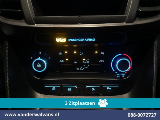 Ford TRANSIT CONNECT 1.5 EcoBlue 101pk L2H1 Euro6 Airco | 3-Zits | Camera | Navigatie | Verwarmde voorruit Parkeersensoren, Bijrijdersbank