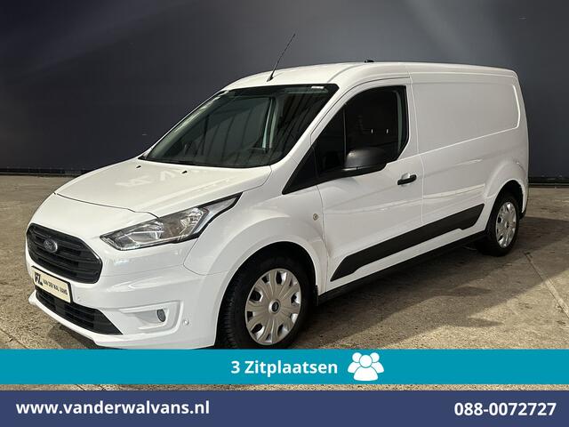 Ford TRANSIT CONNECT 1.5 EcoBlue 101pk L2H1 Euro6 Airco | 3-Zits | Camera | Navigatie | Verwarmde voorruit Parkeersensoren, Bijrijdersbank
