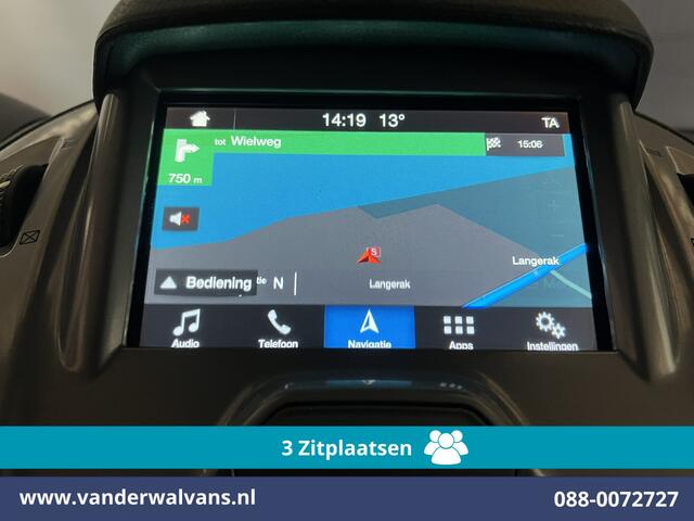 Ford TRANSIT CONNECT 1.5 TDCI L1H1 Euro6 Airco | 3-Zits | Imperiaal | Camera | Navigatie | Apple Carplay | Trekhaak Parkeersensoren, LM velgen, Bijrijdersbank