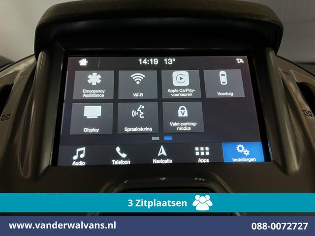 Ford TRANSIT CONNECT 1.5 TDCI L1H1 Euro6 Airco | 3-Zits | Imperiaal | Camera | Navigatie | Apple Carplay | Trekhaak Parkeersensoren, LM velgen, Bijrijdersbank