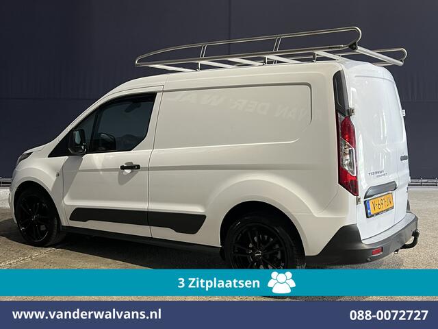 Ford TRANSIT CONNECT 1.5 TDCI L1H1 Euro6 Airco | 3-Zits | Imperiaal | Camera | Navigatie | Apple Carplay | Trekhaak Parkeersensoren, LM velgen, Bijrijdersbank