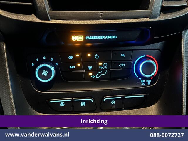 Ford TRANSIT CONNECT 1.5 EcoBlue L1H1 Inrichting Euro6 Airco | Imperiaal | Trekhaak | Cruisecontrol | Verwarmde voorruit Zijdeur