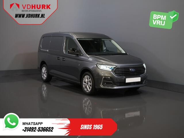 Ford TRANSIT CONNECT 2.0 125 pk DSG Aut. L2 Limited BPM VRIJ! Adapt.Cruise/ LED/ Virtual Cockpit/ Stoelverw./ Carplay/ Stuurverw./ Navi/ Camera/ PDC/ Climate/ Alarm/ Garantie 08-2026