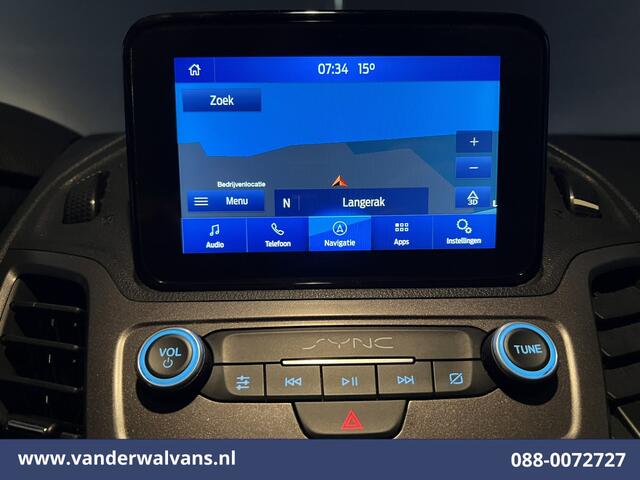 Ford TRANSIT CONNECT 1.5 EcoBlue 120pk L2H1 Euro6 Airco | Apple Carplay | Camera | Navigatie | Stoelverwarming 1500kg trekvermogen, zijdeur, verwarmde voorruit, parkeersensoren