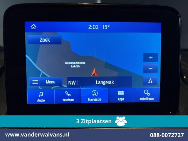 Ford TRANSIT CONNECT 1.5 EcoBlue 100pk L1H1 Euro6 Airco | 3-Zits | Camera | Navigatie | Cruisecontrol Parkeersensoren, verwarmde voorruit