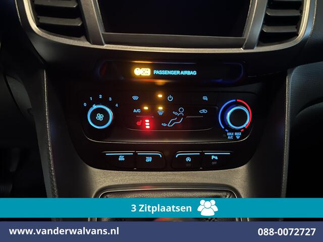 Ford TRANSIT CONNECT 1.5 EcoBlue 101pk L1H1 Euro6 Airco | 3-Zits | Trekhaak | Stoelverwarming | Verwarmde voorruit Parkeersensoren, Bijrijdersbank
