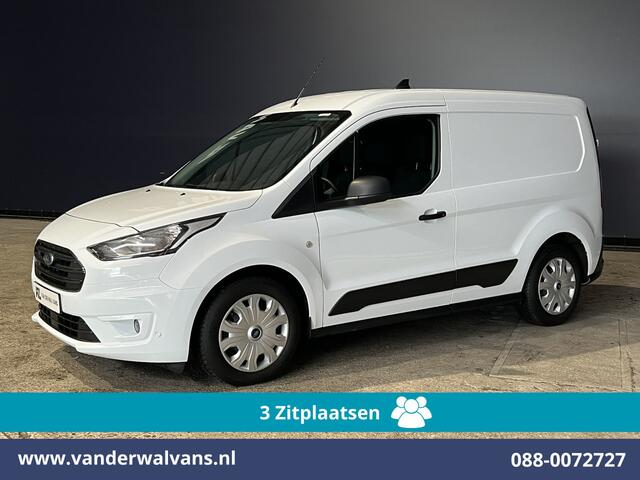Ford TRANSIT CONNECT 1.5 EcoBlue 101pk L1H1 Euro6 Airco | 3-Zits | Trekhaak | Stoelverwarming | Verwarmde voorruit Parkeersensoren, Bijrijdersbank