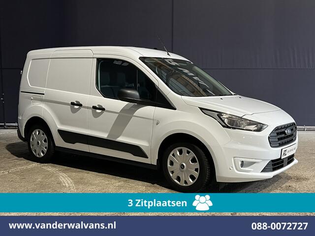 Ford TRANSIT CONNECT 1.5 EcoBlue 101pk L1H1 Euro6 Airco | 3-Zits | Trekhaak | Stoelverwarming | Verwarmde voorruit Parkeersensoren, Bijrijdersbank