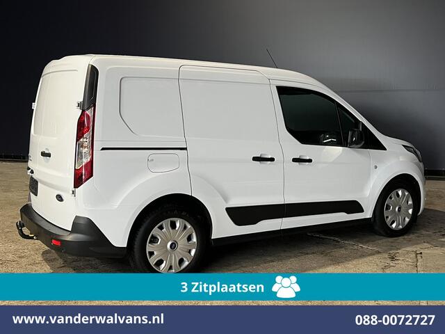 Ford TRANSIT CONNECT 1.5 EcoBlue 101pk L1H1 Euro6 Airco | 3-Zits | Trekhaak | Stoelverwarming | Verwarmde voorruit Parkeersensoren, Bijrijdersbank