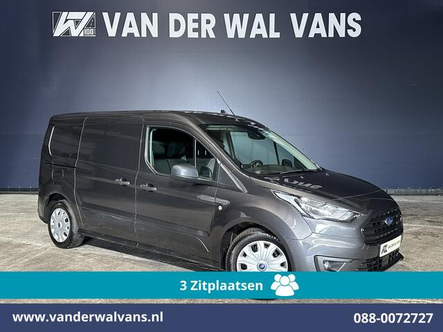 Ford TRANSIT CONNECT 1.5 EcoBlue 100pk L2H1 Euro6 Airco | 3-Zits | Camera | Navigatie | Verwarmde voorruit Parkeersensoren, Bijrijdersbank