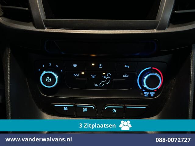 Ford TRANSIT CONNECT 1.5 EcoBlue 100pk L2H1 Euro6 Airco | 3-Zits | Camera | Navigatie | Verwarmde voorruit Parkeersensoren, Bijrijdersbank