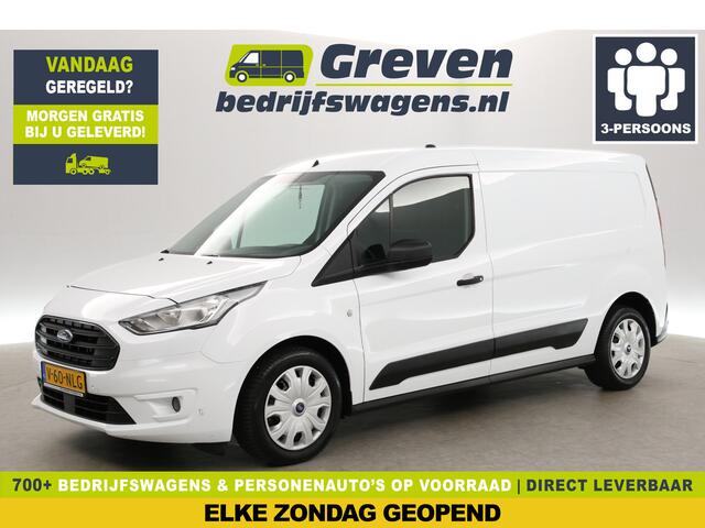 Ford TRANSIT CONNECT 1.5 EcoBlue L2 | 100PK | Airco | 3-Zits | Trekhaak | Parkeersens.