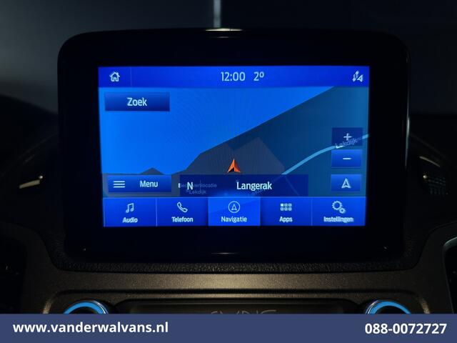 Ford TRANSIT CONNECT 1.5 EcoBlue 100pk L2H1 Euro6 Airco | Camera | Navigatie | Trekhaak | LM velgen Parkeersensoren, Bumper in de kleur, Verwarmde voorruit, Zijdeur