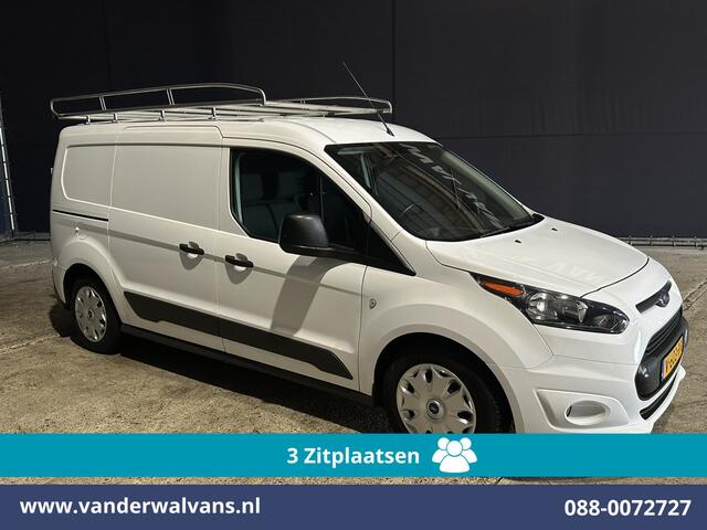 Ford TRANSIT CONNECT 1.5 TDCI 101pk L2H1 Inrichting Euro6 Airco | 3-Zits | Imperiaal | Trekhaak Cruisecontrol, Verwarmde voorruit, Bijrijdersbank