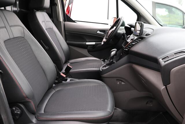 Ford TRANSIT CONNECT 1.5 EcoBlue L2 Sport | Bi-Xenon | Keyless Go | CarPlay | Camera | Navigatie | 8-Traps automaat | Cruise control | Trekhaak | Stoelverwarming | Lederen bekleding | Nieuwe APK | NAP Logisch