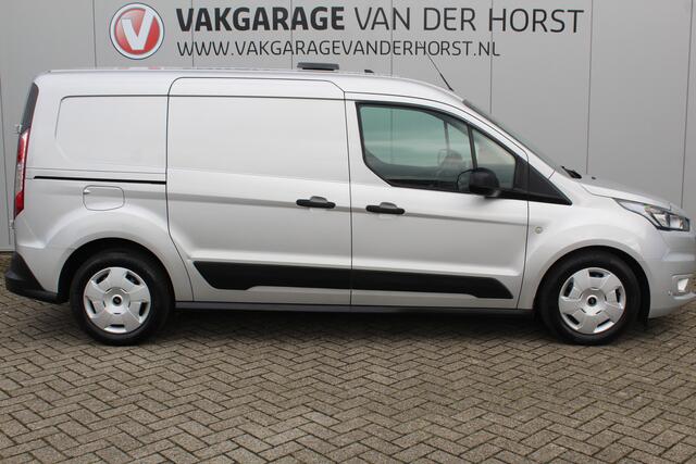 Ford TRANSIT CONNECT 1.5-120pk EcoBlue L2 Trend / 8traps-AUTOMAAT ! Erg nette Ford Transit Connect, laadruimte v.v. van een praktisch inbouw. Autm. airco dual, 3-zits, metallic lak, pdc v+a, Apple carplay, schuifdeur li+re, navigatie, cruise cntrl, stoelverwarming, camera etc