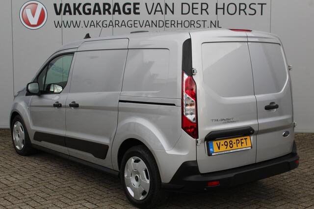 Ford TRANSIT CONNECT 1.5-120pk EcoBlue L2 Trend / 8traps-AUTOMAAT ! Erg nette Ford Transit Connect, laadruimte v.v. van een praktisch inbouw. Autm. airco dual, 3-zits, metallic lak, pdc v+a, Apple carplay, schuifdeur li+re, navigatie, cruise cntrl, stoelverwarming, camera etc