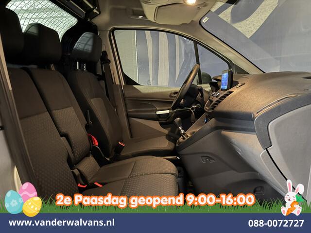 Ford TRANSIT CONNECT 1.5 EcoBlue 100pk L2H1 Euro6 Airco | 3-Zits | Camera | Navigatie | Verwarmde voorruit Parkeersensoren, Bijrijdersbank