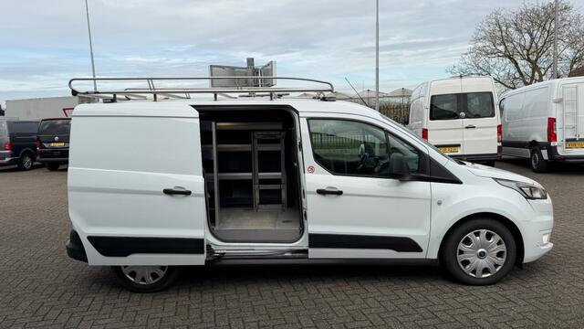 Ford TRANSIT CONNECT 1.5 TDCI 74KW 100PK L2 MAXI EURO 6 AIRCO/ RVS IMPERIAAL/ BEDRIJFSWAGENINRICHTING/ 100% DEALERONDERHOUDEN