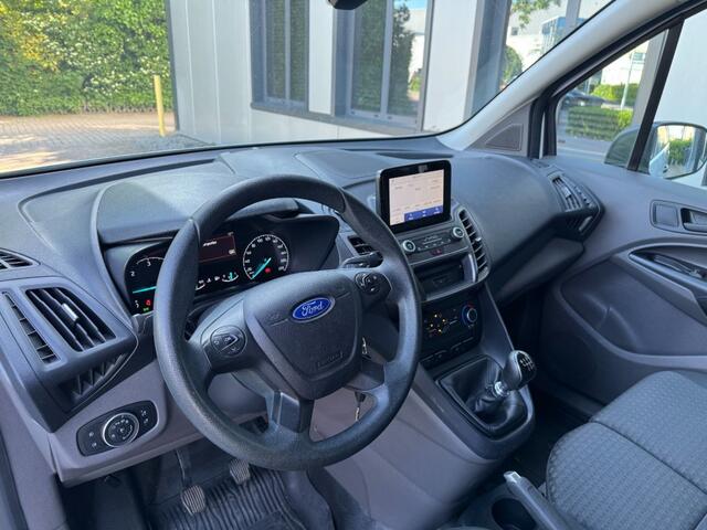 Ford TRANSIT CONNECT 1.5 TDCi Airco, 3-pers, verwarmde voorruit, navi, camera, Schuifdeur,
