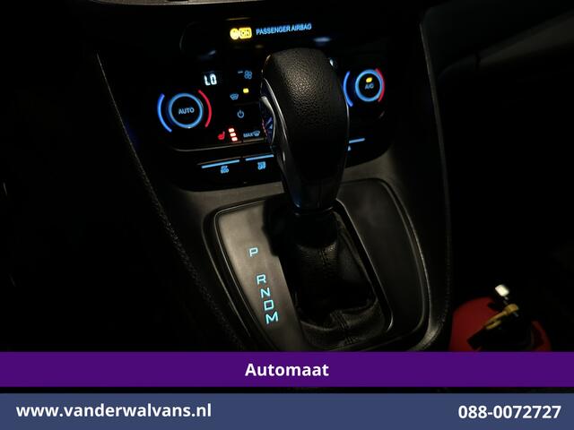 Ford TRANSIT CONNECT 1.5 EcoBlue 120pk Automaat L2H1 Inrichting Euro6 Airco | 2x Zijdeur | 3-Zits | Camera | Navigatie | Cruisecontrol Apple Carplay, Android Auto, Stoelverwarming, Verwarmde voorruit, Parkeersensoren, Bijrijdersbank