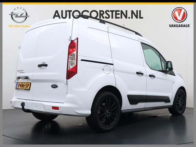 Ford TRANSIT CONNECT 1.5TDCI L1 Marge Geen BTW 3-Persoons Trekhaak Airco Bluetooth Pdc Lmv Trend Schuifdeur Tussenwand 1e Particuliere Eigenaar 1.200KG Trekgewicht Origineel Nederlandse Auto