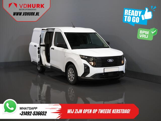 Ford TRANSIT COURIER 1.0 Trend 100 pk BENZINE BPM VRIJ! Garantie 05-2029/ Carplay/ Virtual Cockpit/ Airco/ Cruise