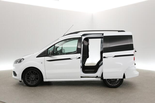 Ford TRANSIT COURIER 1.5 TDCI Sport 100PK 6-bak | 2xSchuifdeur | Airco | Camera | Carplay | Striping | Stoelverw.