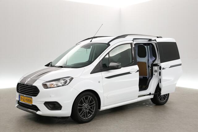 Ford TRANSIT COURIER 1.5 TDCI Sport 100PK 6-bak | 2xSchuifdeur | Airco | Camera | Carplay | Striping | Stoelverw.