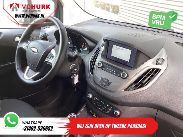 Ford TRANSIT COURIER 1.0 100 pk BENZINE Limited NL Auto/ Stoelverw./ Carplay/ Navi/ Cruise/ Climate/ Camera/ Afn.Trekhaak/ Sidebars/ Dakdragers/ LMV/ PDC