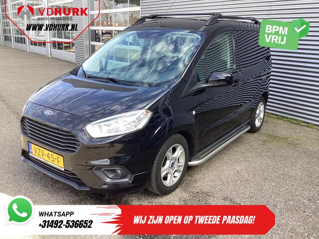 Ford TRANSIT COURIER 1.0 100 pk BENZINE Limited NL Auto/ Stoelverw./ Carplay/ Navi/ Cruise/ Climate/ Camera/ Afn.Trekhaak/ Sidebars/ Dakdragers/ LMV/ PDC