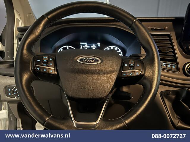 Ford TRANSIT CUSTOM 2.0 TDCI L2H1 Euro6 Airco | Camera | Navigatie | LED | Cruisecontrol | Stoelverwarming | Verwarmde voorruit Parkeersensoren, Bijrijdersbank