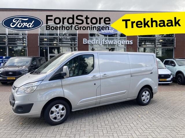 Ford TRANSIT CUSTOM 290 2.0 TDCI L2H1 130 pk Limited | Dealer Onderhouden | Dubbele Schuifdeur | Trekhaak