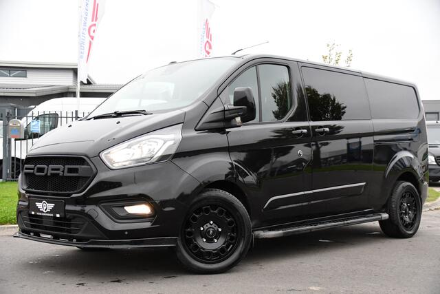 Ford TRANSIT CUSTOM 300 2.0 TDCI L2H1 Black Edition DC Limited Camera, Cruise, Carplay, Automaat, LED, Multimedia, Sensoren, 170PK, UNIEK!