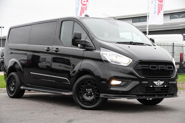 Ford TRANSIT CUSTOM 300 2.0 TDCI L2H1 Black Edition DC Limited Camera, Cruise, Carplay, Automaat, LED, Multimedia, Sensoren, 170PK, UNIEK!