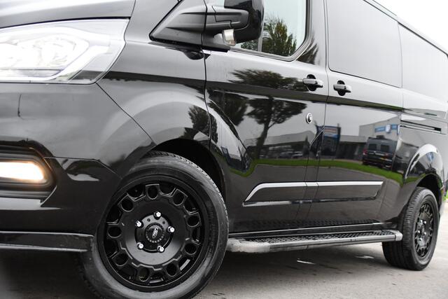 Ford TRANSIT CUSTOM 300 2.0 TDCI L2H1 Black Edition DC Limited Camera, Cruise, Carplay, Automaat, LED, Multimedia, Sensoren, 170PK, UNIEK!