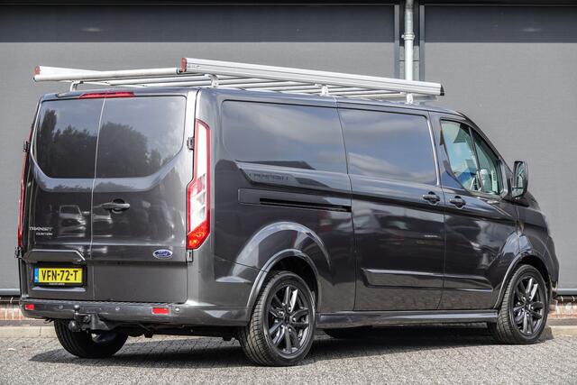 Ford TRANSIT CUSTOM L2H1 2.0Tdci 185Pk Aut. | Sport | Imperiaal | 2xschuifdeur | Achteruitrijcamera | Trekhaak | 18''