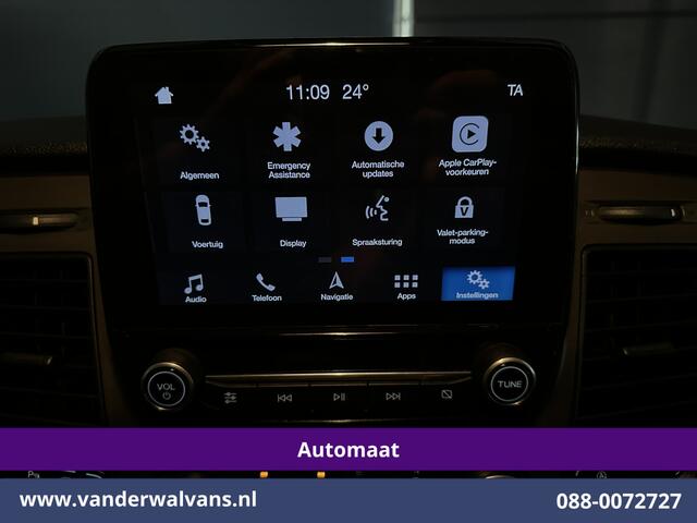 Ford TRANSIT CUSTOM 2.0 TDCI 170pk Automaat L2H1 Euro6 Airco | Adaptieve Cruisecontrol | Navigatie | Apple Carplay parkeersensoren, stoelverwarming, trekhaak, LED