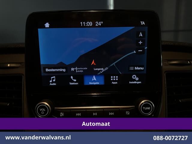 Ford TRANSIT CUSTOM 2.0 TDCI 170pk Automaat L2H1 Euro6 Airco | Adaptieve Cruisecontrol | Navigatie | Apple Carplay parkeersensoren, stoelverwarming, trekhaak, LED