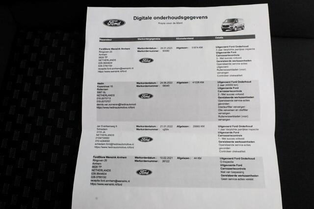 Ford TRANSIT CUSTOM 2.0 TDCI 130pk L1H1 Automaat Trend Airco/Navi 05-2021