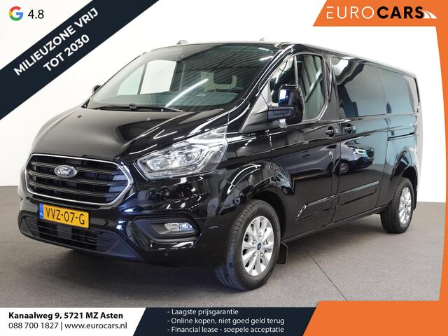 Ford TRANSIT CUSTOM 300 2.0 TDCI L2H1 Limited Automaat Dubbele Cabine Airco 2x Schuifdeur Trekhaak Navi Parkeersensoren