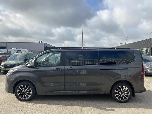 Ford TRANSIT CUSTOM Tourneo 340 2.5 PHEV L2H1 Titanium X | 233pk | Incl. BTW/BPM Rijklaar | Handsfree elektrische dubbele zijschuifdeuren | Inklapbare trekhaak | Tourneo Luxury Pack | Verwarmbaar stuurwiel